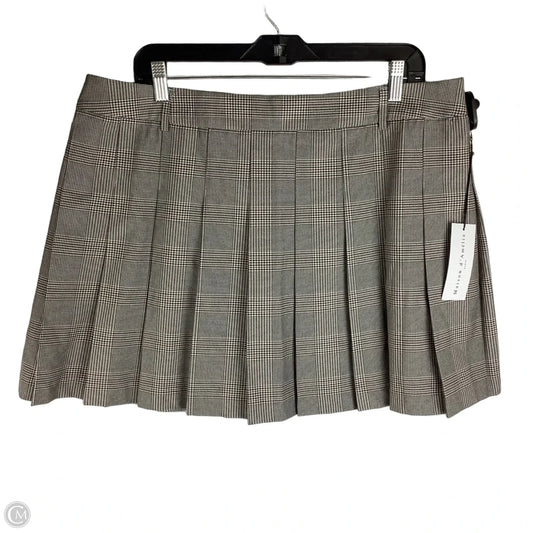 Skirt Mini & Short By Maison Damelie In Tan, Size: Xl