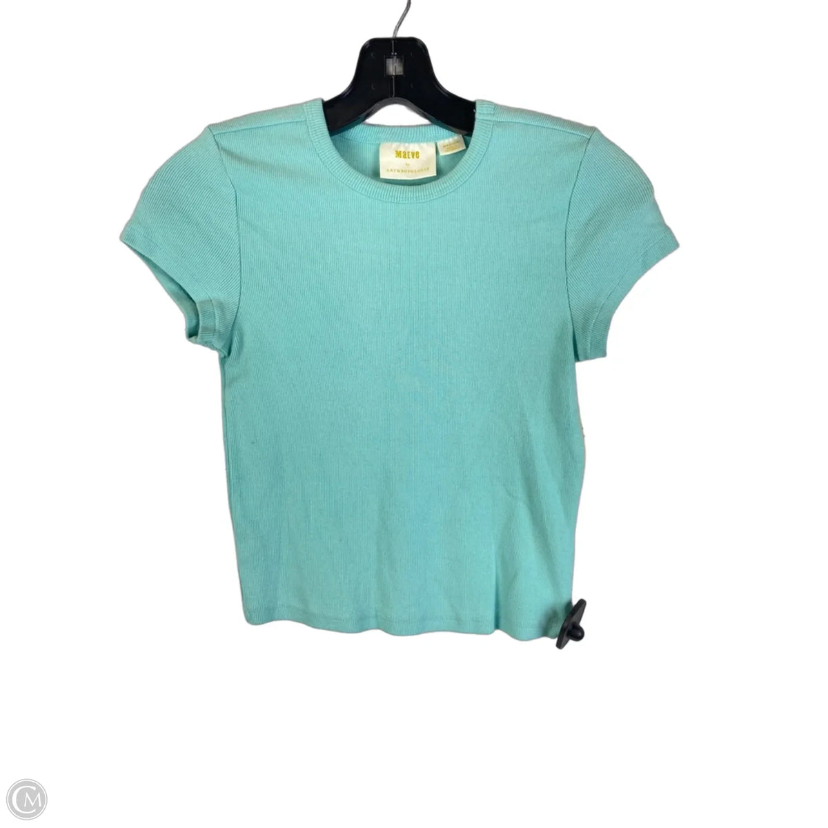 Top Short Sleeve Basic By Maeve In Teal, Size: M