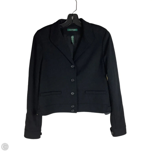 Blazer By Lauren By Ralph Lauren In Black, Size: 8