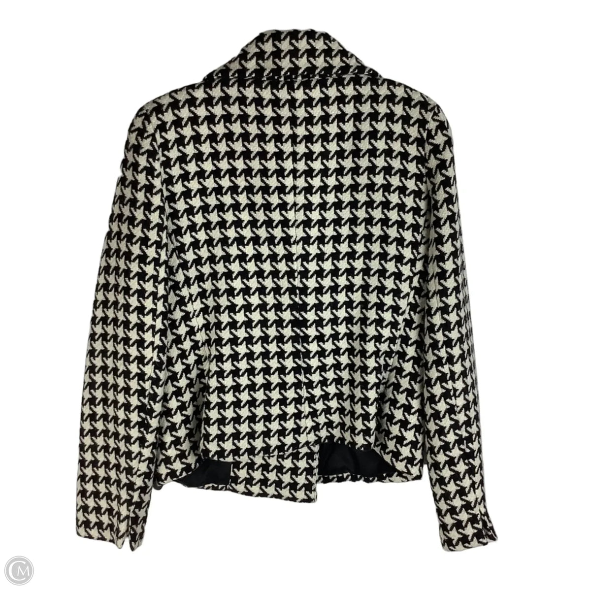 Jacket Other By Talbots In Black & White, Size: 8