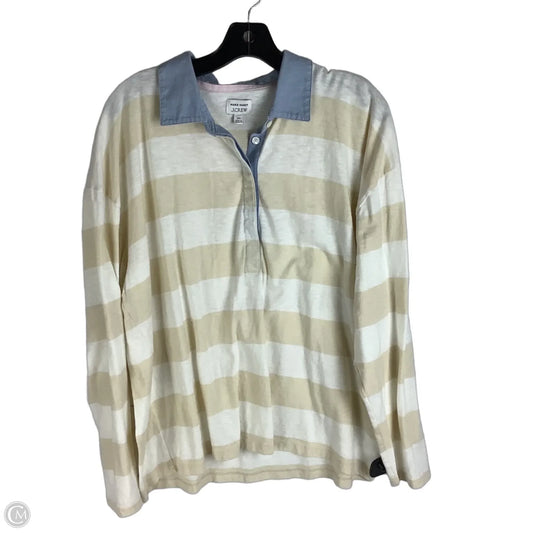 Top Long Sleeve By J. Crew In Striped Pattern, Size: Xxl