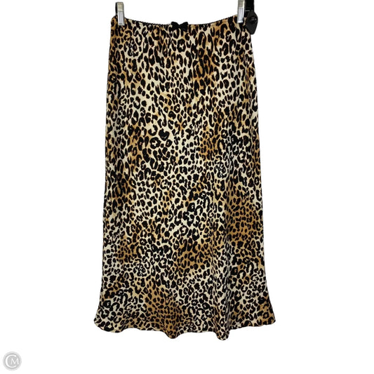 Skirt Maxi By Japna In Animal Print, Size: M