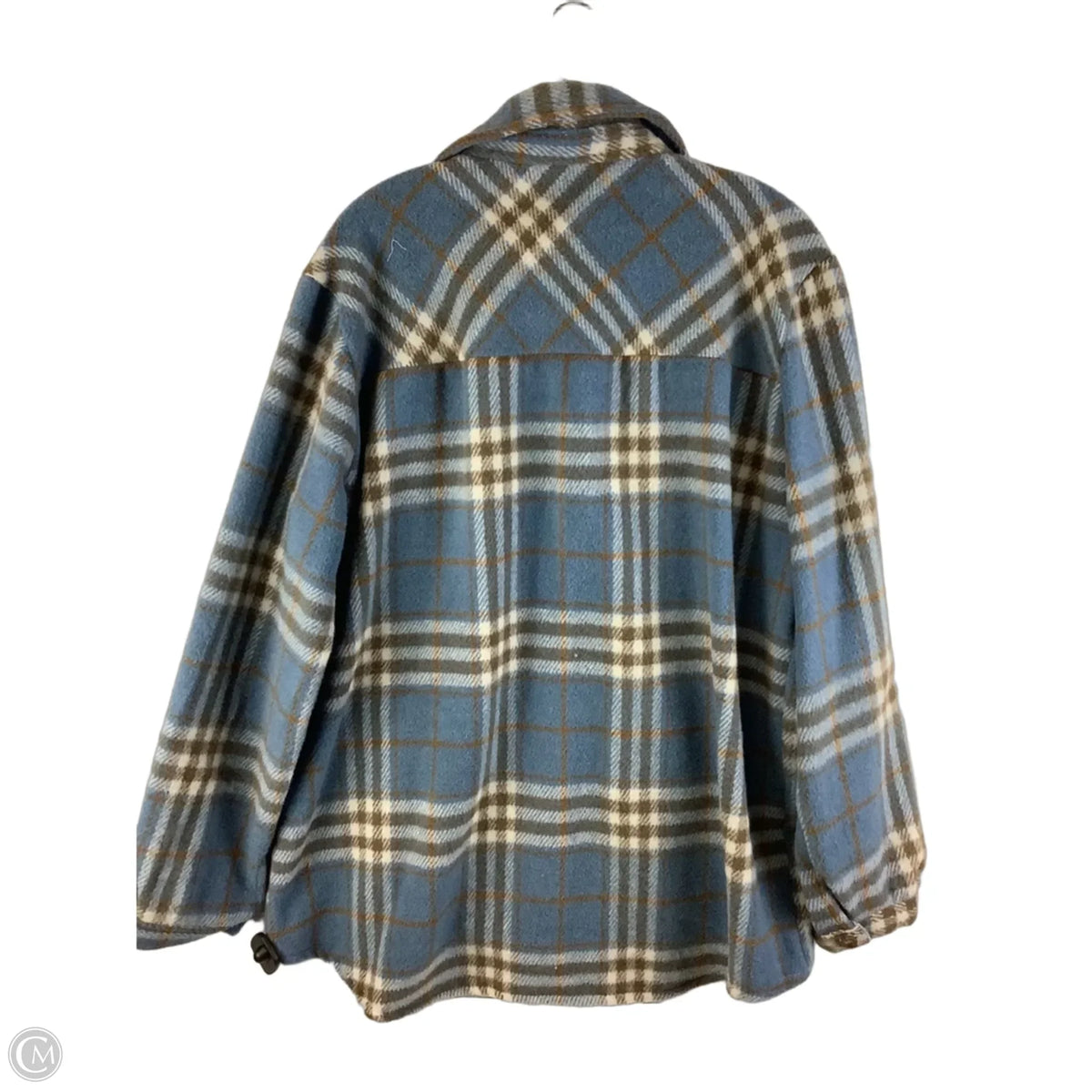 Jacket Fleece By Cmc In Plaid Pattern, Size: L