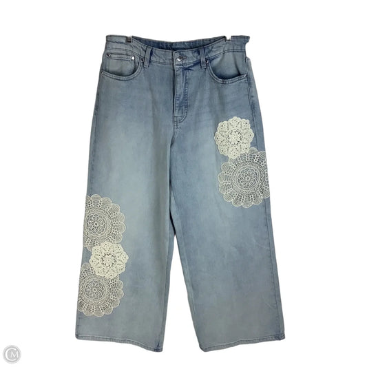 Jeans Wide Leg By On 34th In Blue Denim, Size: 10