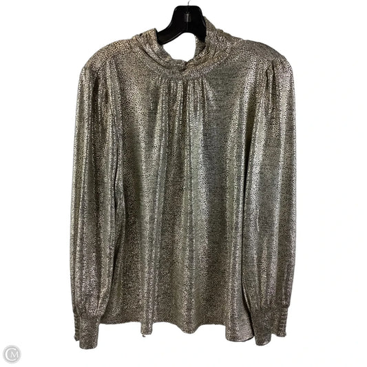 Top Long Sleeve By Skies Are Blue In Gold, Size: S