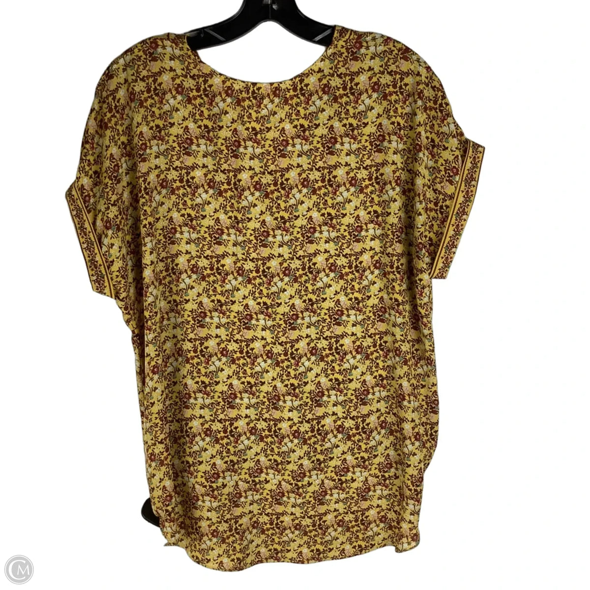 Top Short Sleeve By Max Studio In Floral Print, Size: M