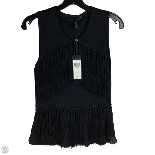 Top Sleeveless By Bcbgmaxazria In Black, Size: S