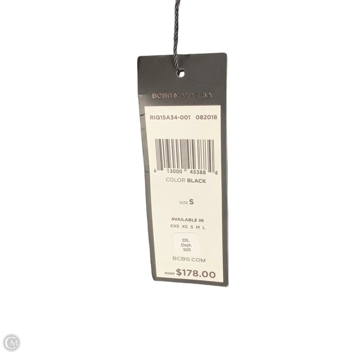 Top Sleeveless By Bcbgmaxazria In Black, Size: S