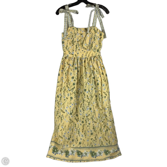 Dress Casual Maxi By Joie In Yellow, Size: S