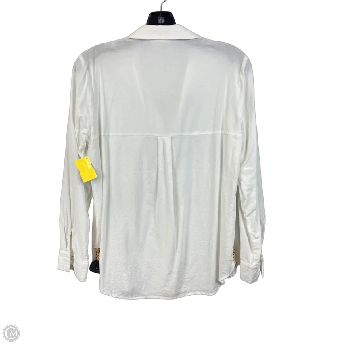 Top Long Sleeve By Mystree In White, Size: S