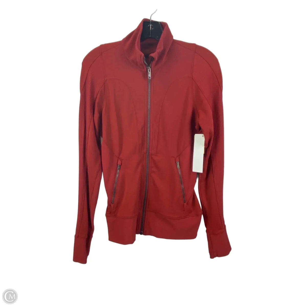 Athletic Jacket By Lululemon In Red, Size: 6