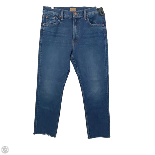 Jeans Designer By Mother In Blue Denim, Size: 12