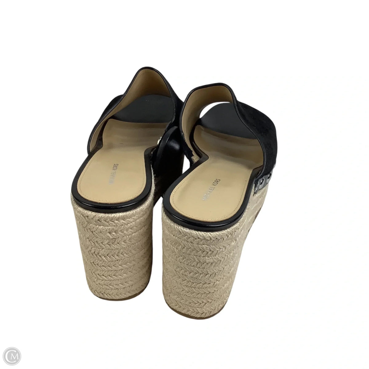 Sandals Designer By Michael Kors In Black, Size: 11