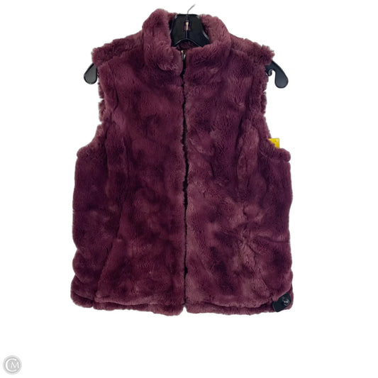 Vest Faux Fur & Sherpa By Nicole By Nicole Miller In Purple, Size: Xs