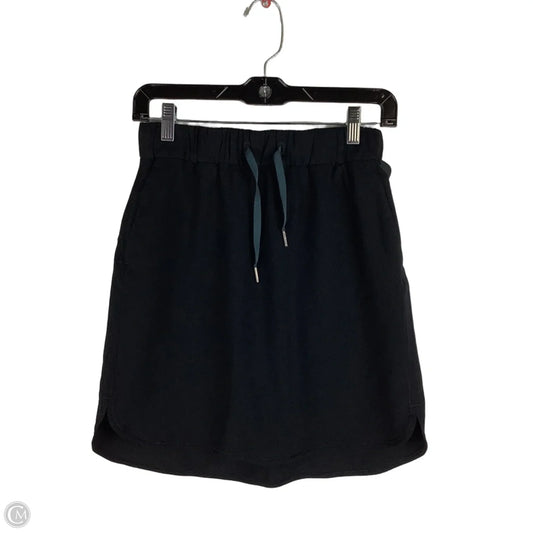 Athletic Skirt By Lululemon In Black, Size: 6