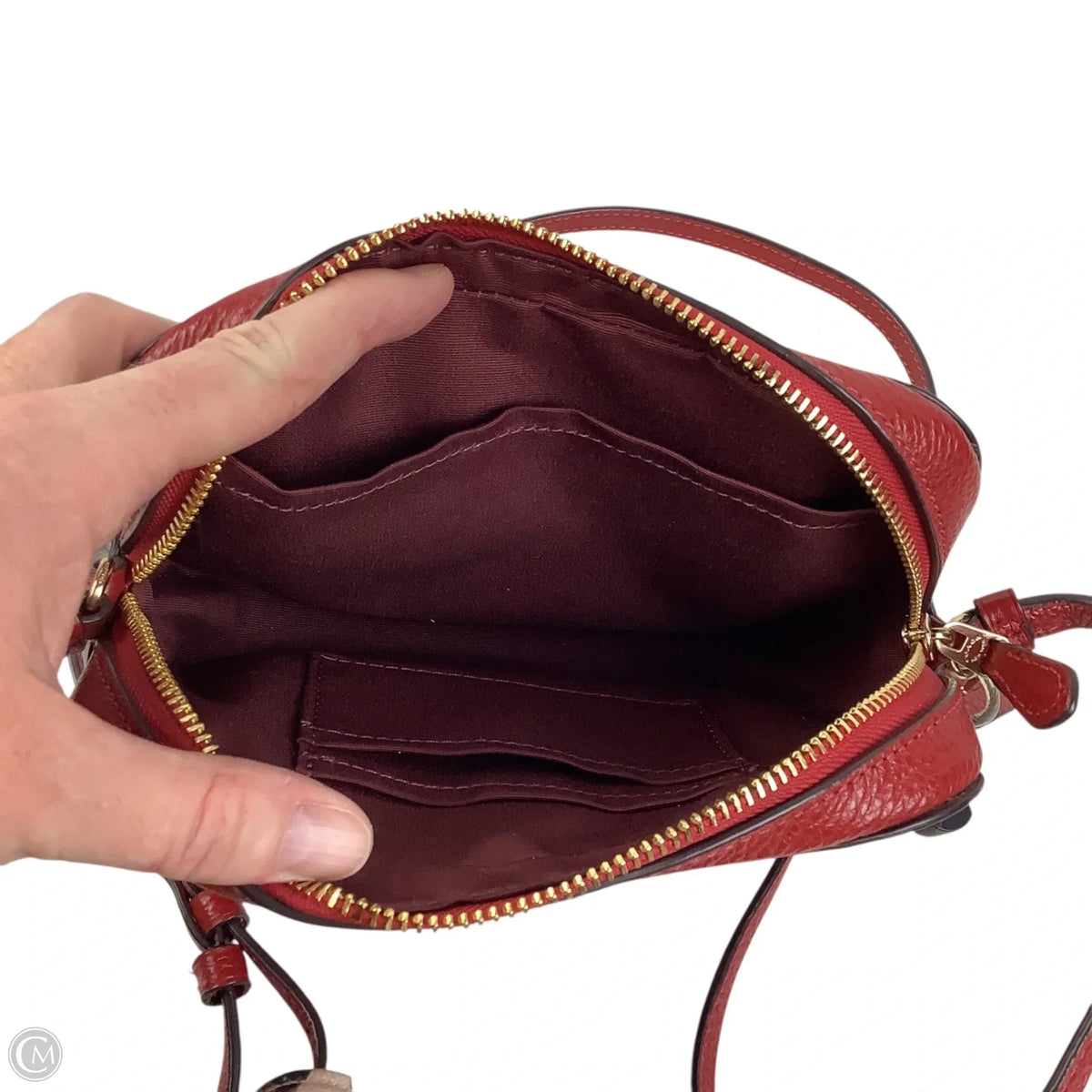 Crossbody Designer By Coach, Size: Small