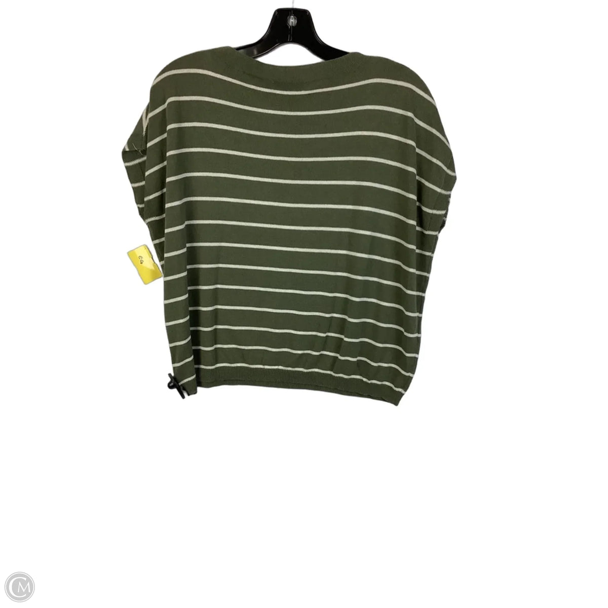 Top Short Sleeve By Max Studio In Striped Pattern, Size: Xs