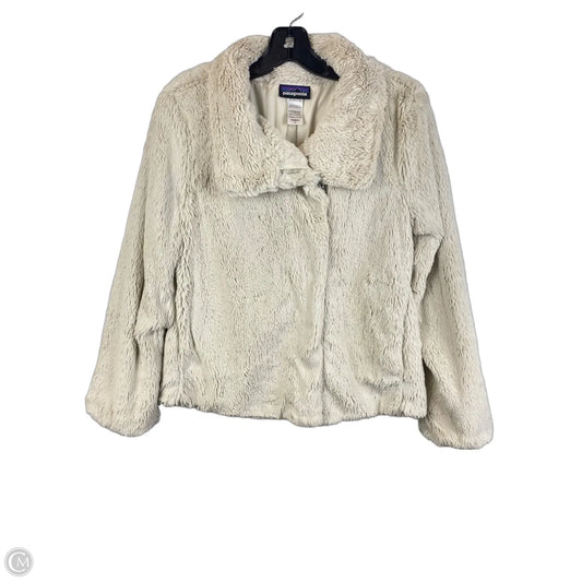 Jacket Faux Fur & Sherpa By Patagonia In Tan, Size: S