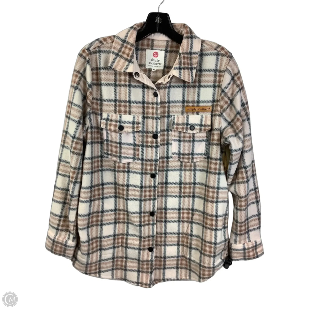 Coat Other By Simply Southern In Plaid Pattern, Size: S