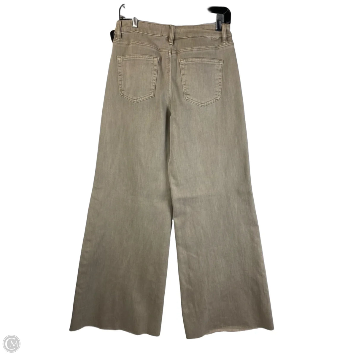 Jeans Wide Leg By Risen In Tan, Size: 8