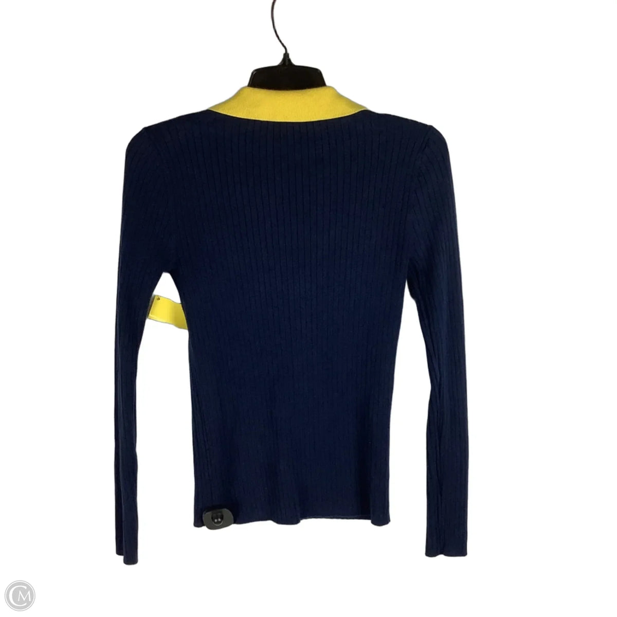 Top Long Sleeve By Cmc In Navy, Size: S