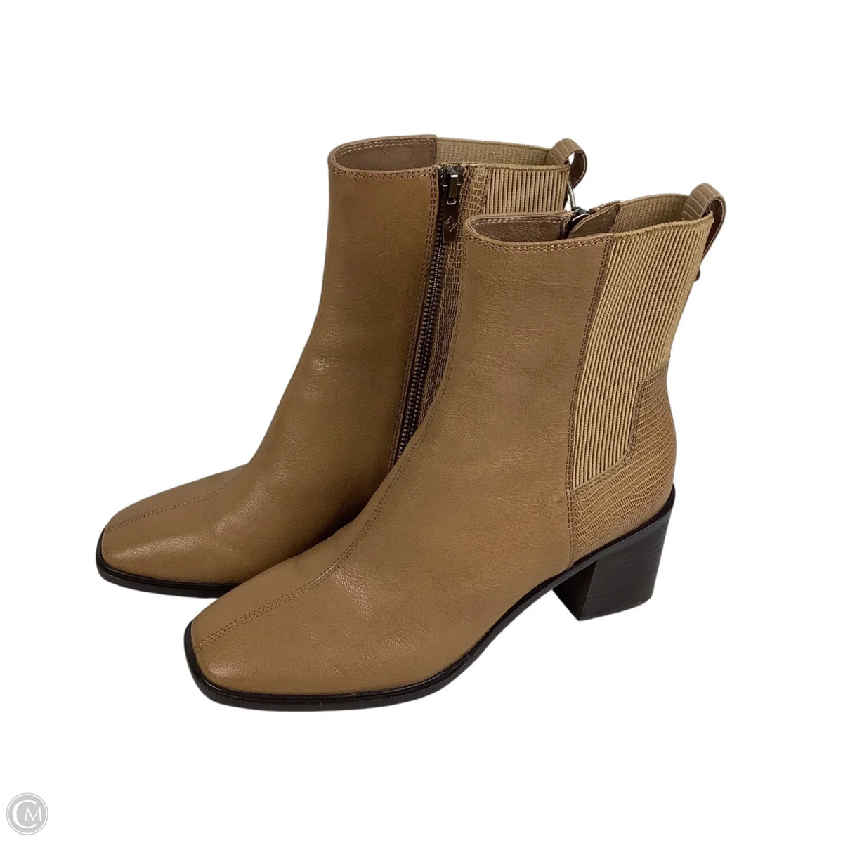 Boots Ankle Heels By Donald Pliner In Tan, Size: 8