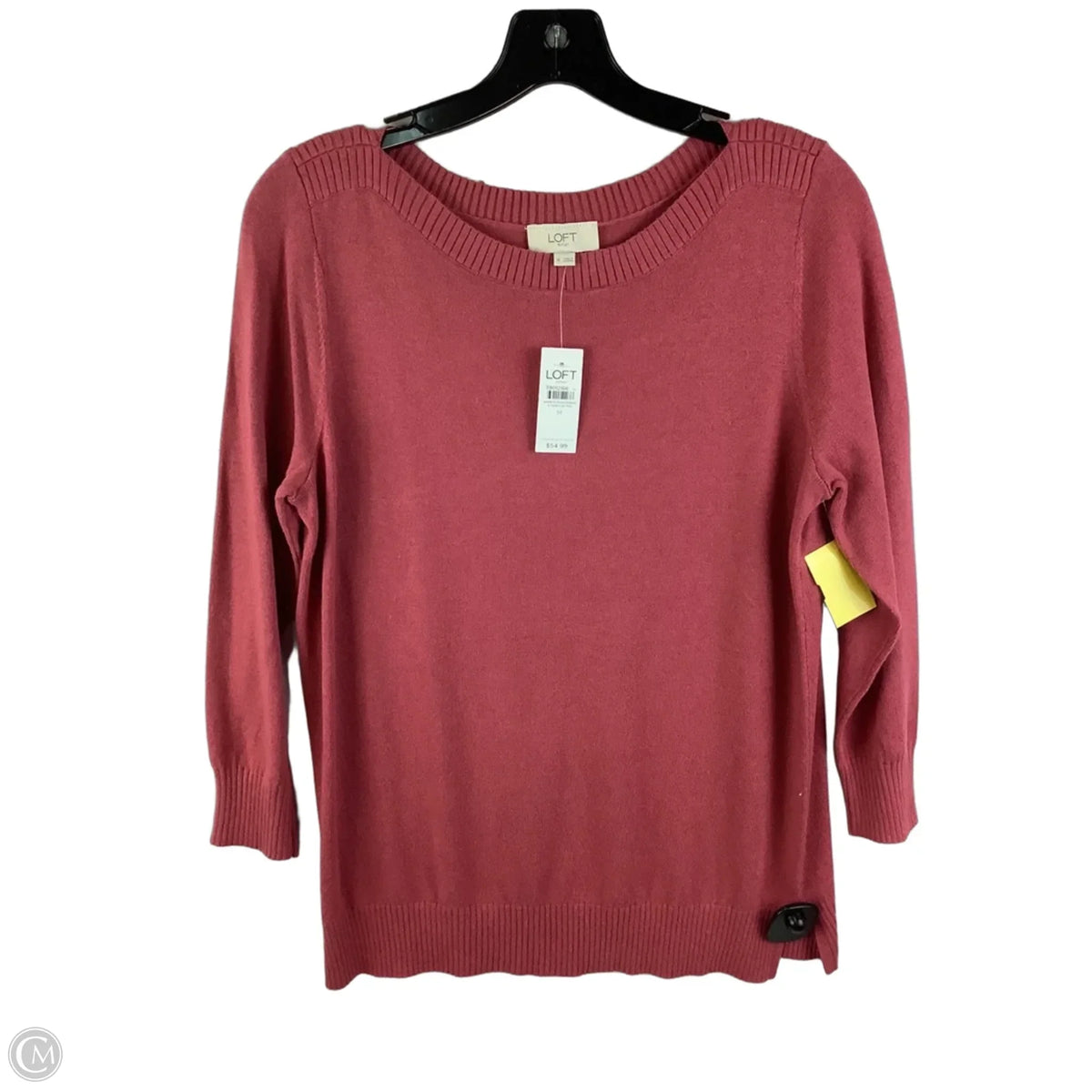 Top Long Sleeve By Loft In Pink, Size: M
