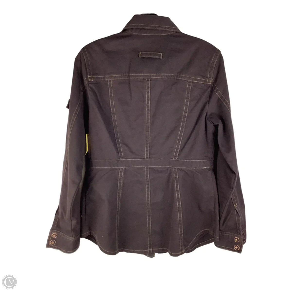 Jacket Denim By Cabi In Brown, Size: M