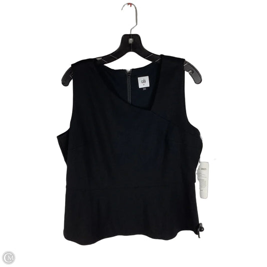 Top Sleeveless By Cabi In Black, Size: M