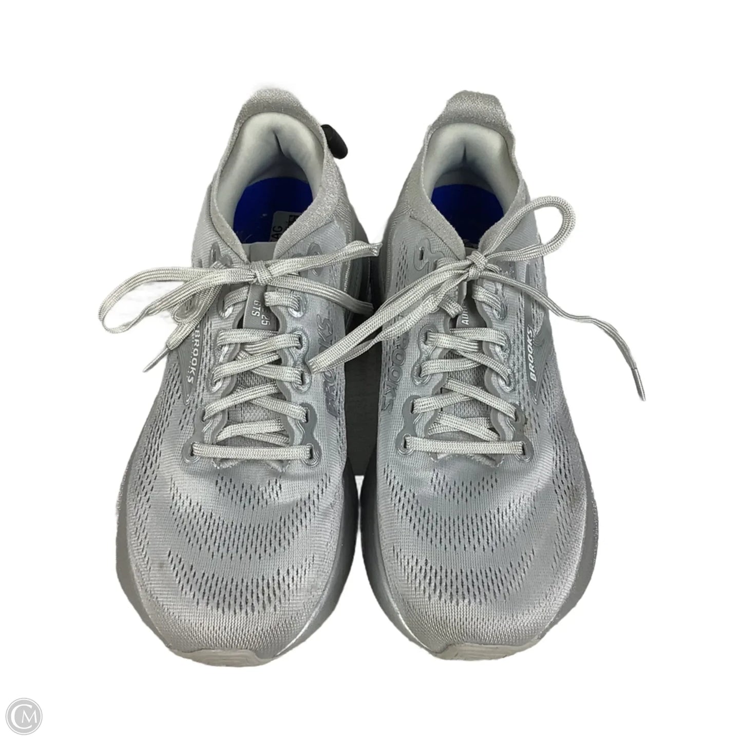 Shoes Athletic By Brooks In Silver, Size: 9.5
