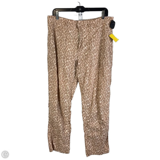 Pants Other By Anthropologie In Animal Print, Size: 14 (32)