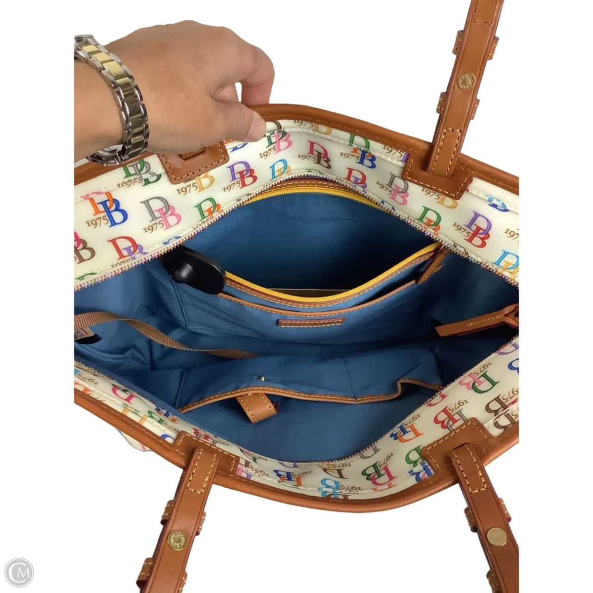 Handbag Designer By Dooney And Bourke, Size: Large