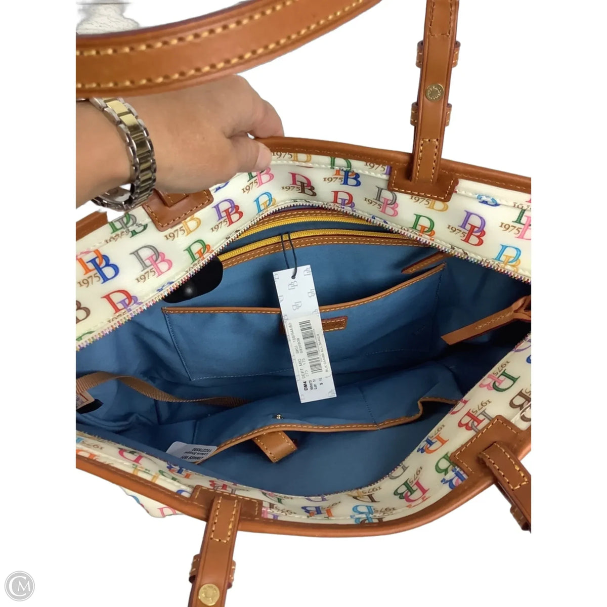 Handbag Designer By Dooney And Bourke, Size: Large