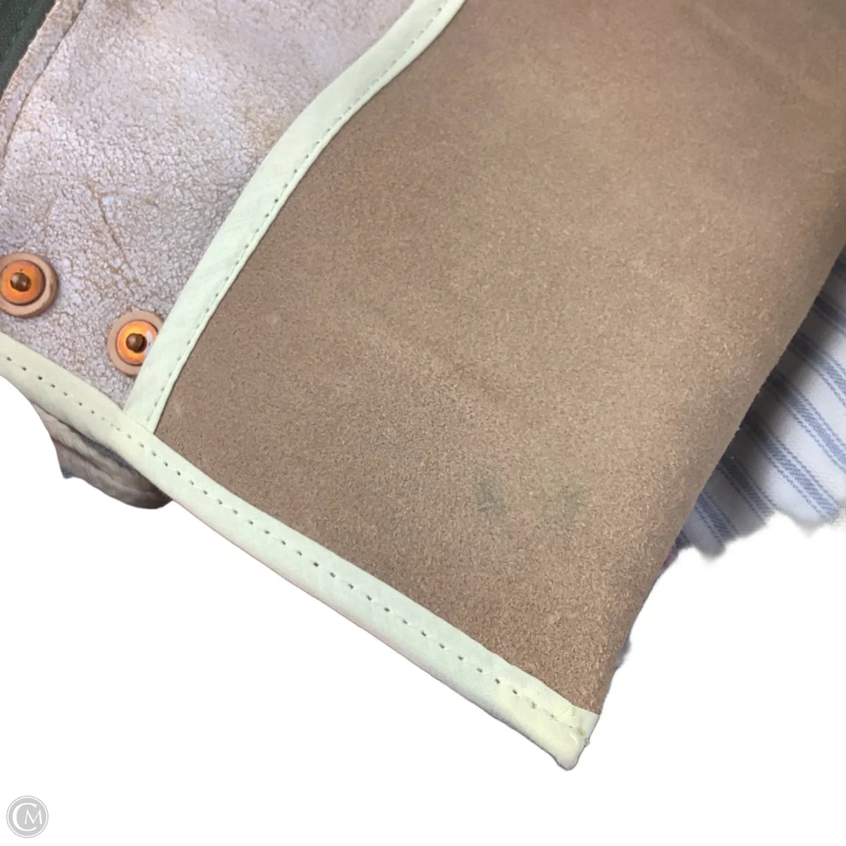 Handbag Leather By Cmc, Size: Large