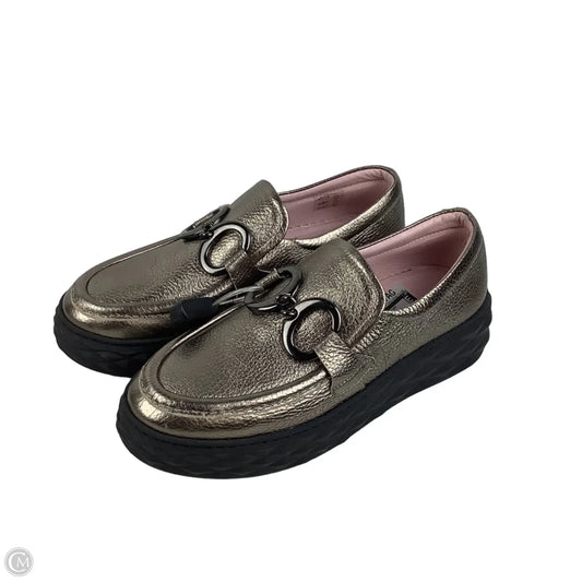 Shoes Heels Platform By Cma In Gold, Size: 9.5 (40)