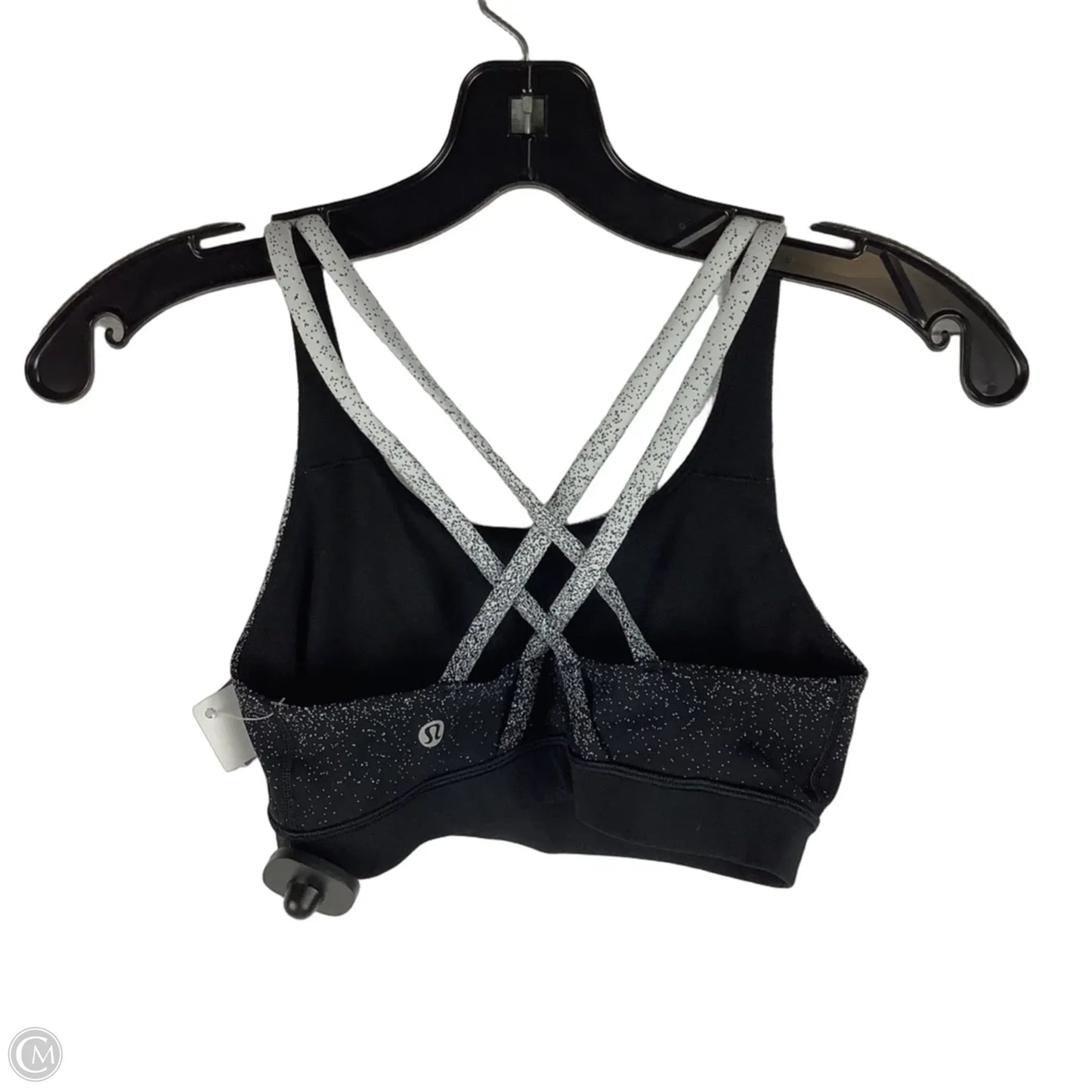 Athletic Bra By Lululemon In Black & White, Size: 4