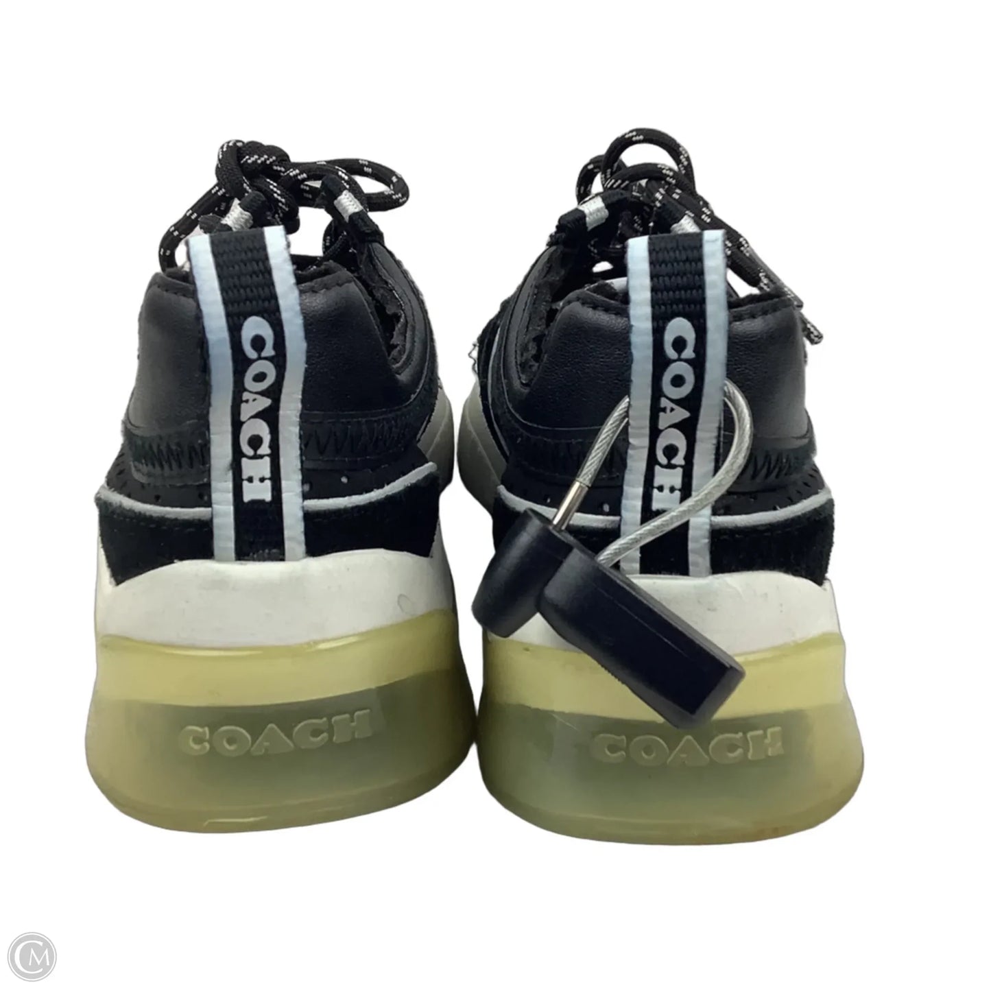 Shoes Designer By Coach In Black & White, Size: 6