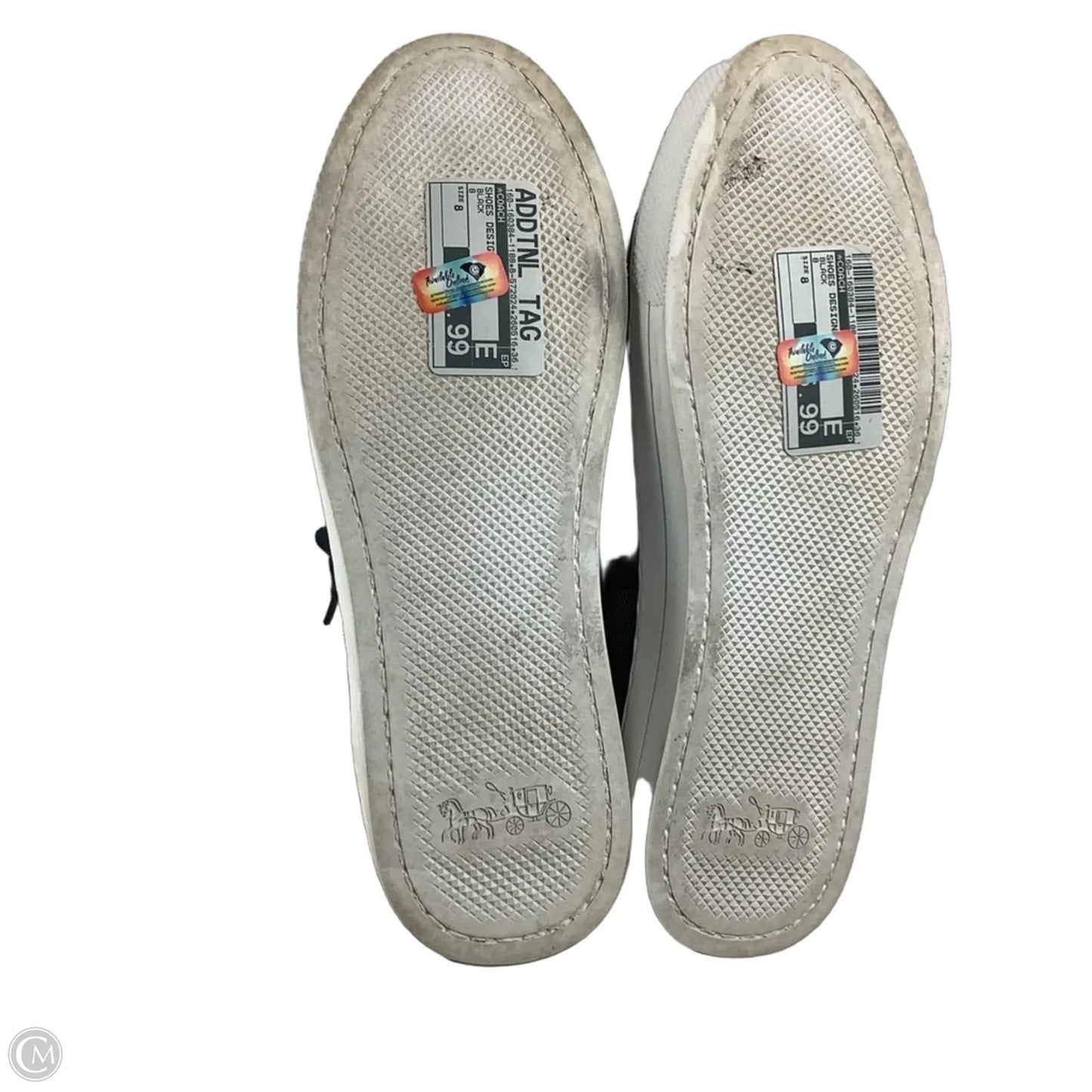 Shoes Designer By Coach In Black, Size: 8