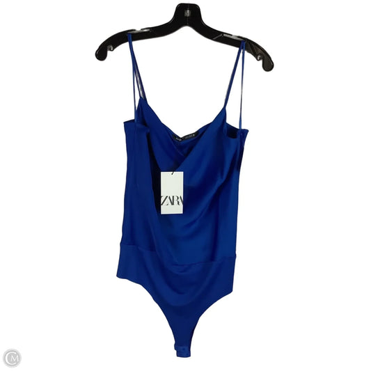 Bodysuit By Zara In Blue, Size: L