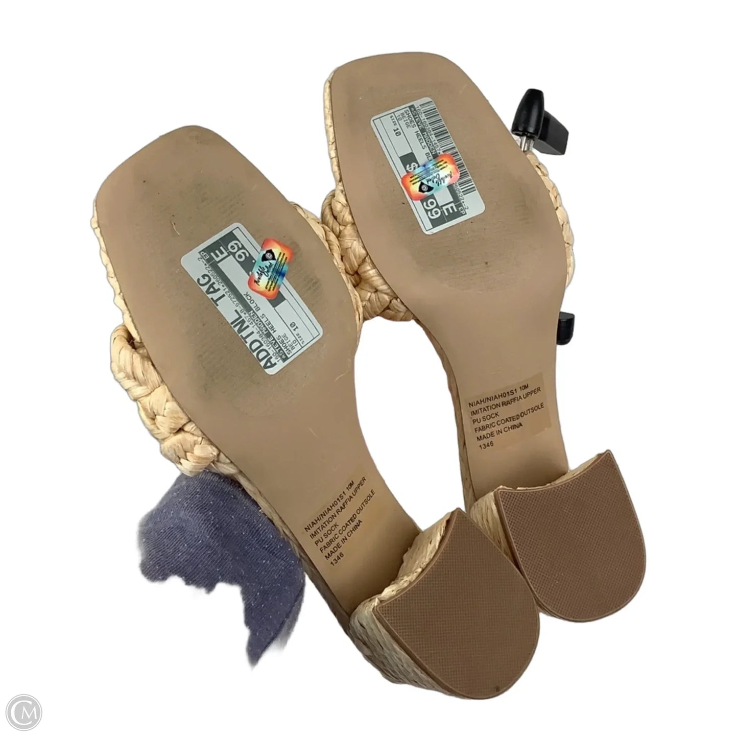 Shoes Heels Block By Steve Madden In Beige, Size: 10