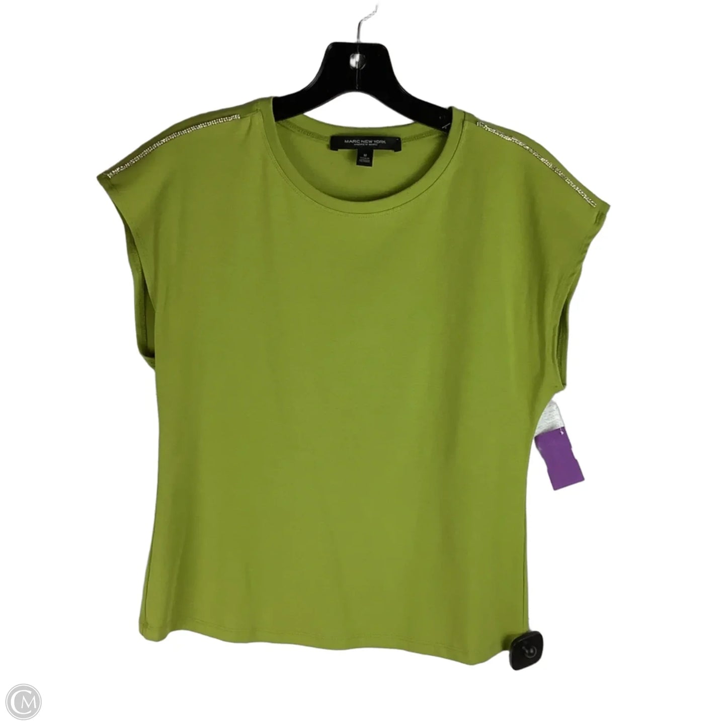 Top Short Sleeve By Marc New York In Green, Size: M