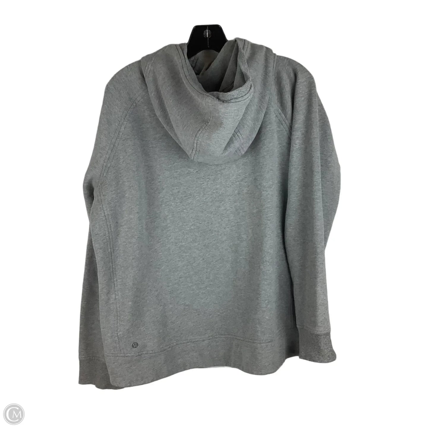 Sweatshirt Hoodie By Lululemon In Grey, Size: 12