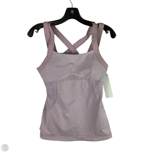 Athletic Tank Top By Lululemon In Purple, Size: 8