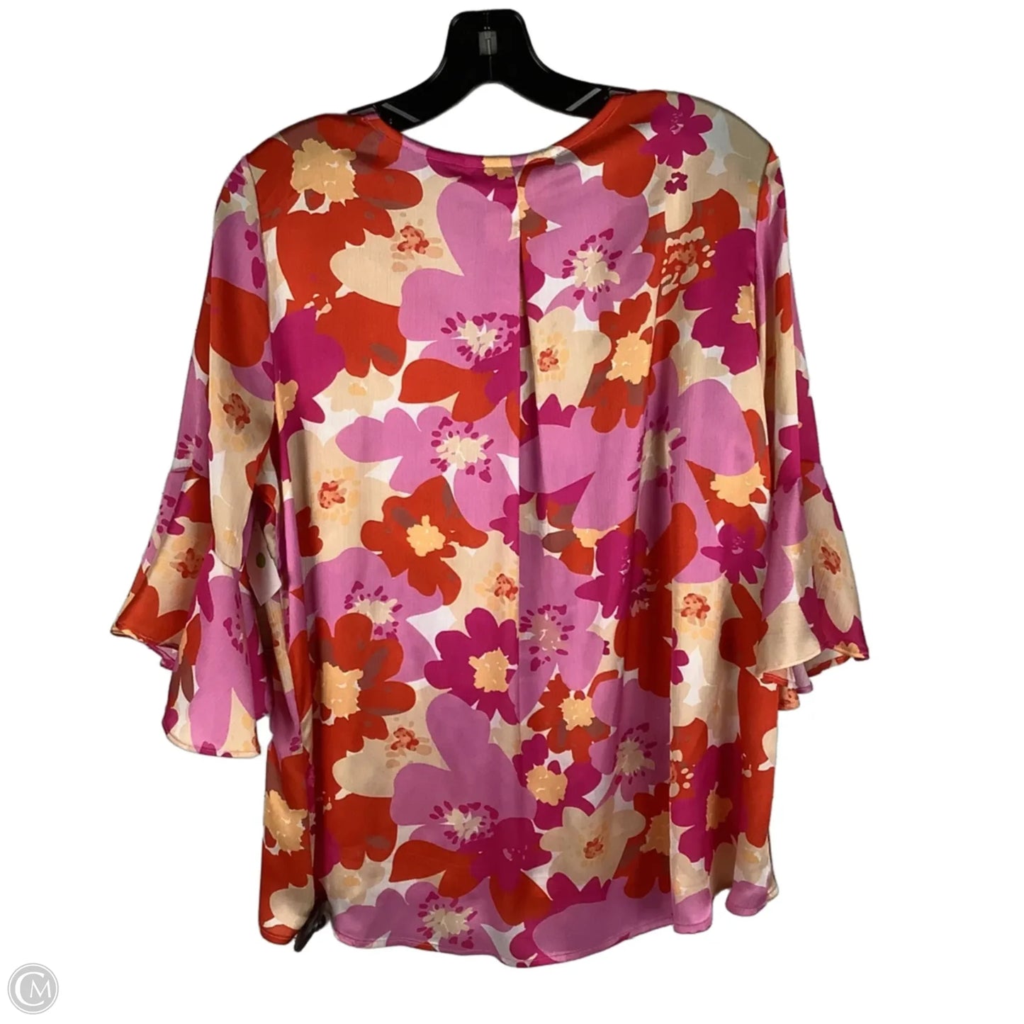 Top Long Sleeve By Cmc In Pink & Red, Size: Sp