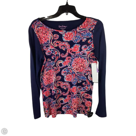 Top Long Sleeve Designer By Lilly Pulitzer In Multi-colored, Size: S