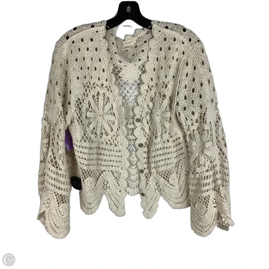 Cardigan By Solitaire In Beige, Size: M
