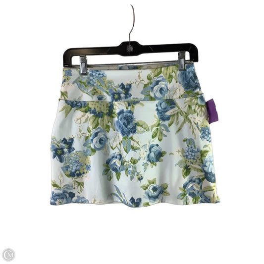Athletic Skort By Laura Ashley In Blue & Green, Size: S