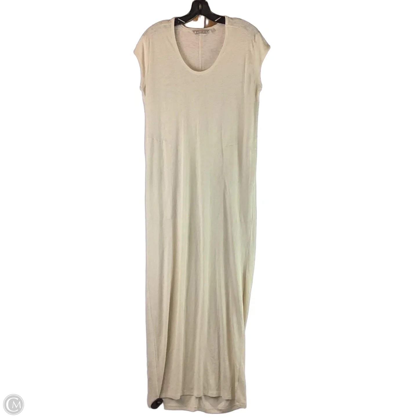 Dress Casual Maxi By Athleta In Cream, Size: Xs