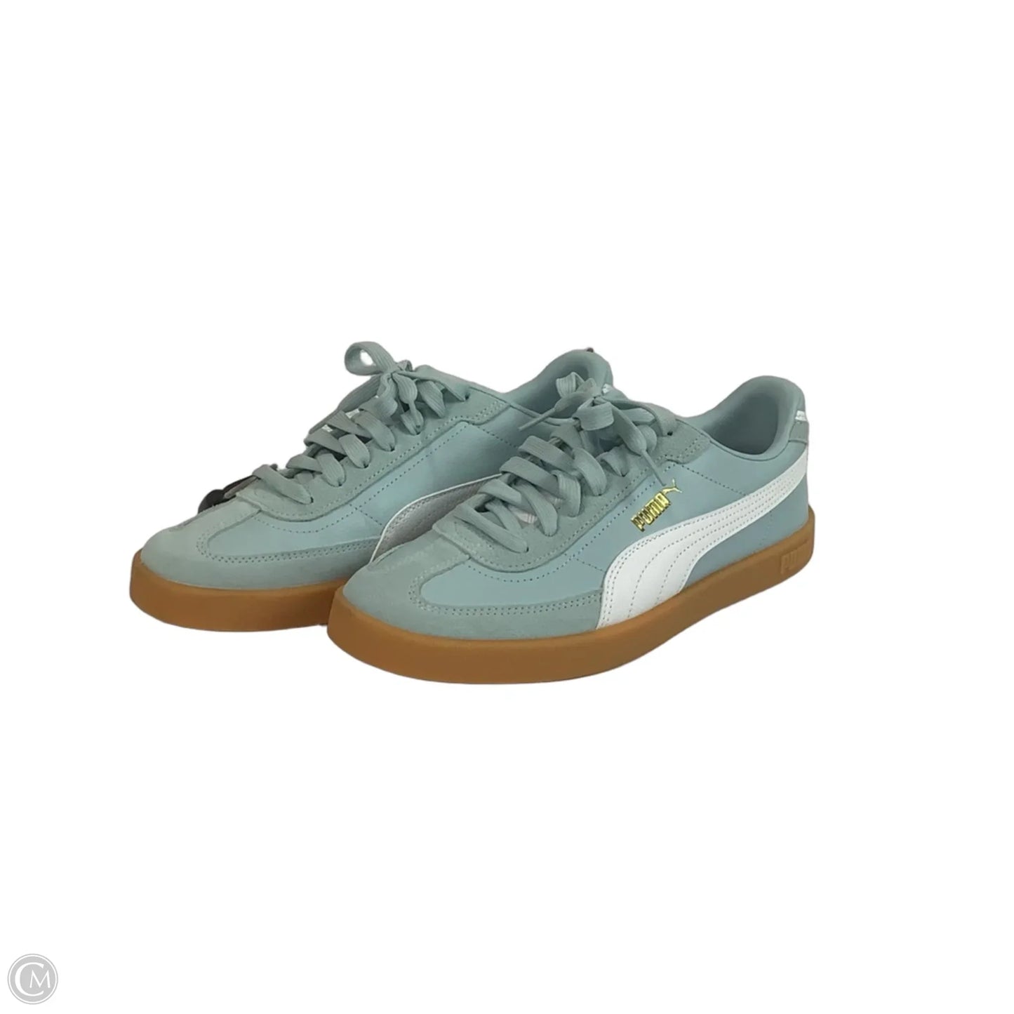 Shoes Sneakers By Puma In Blue & White, Size: 8.5