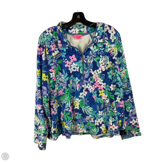 Top Long Sleeve Designer By Lilly Pulitzer In Multi-colored, Size: Xxl
